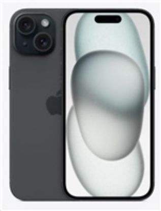 Obrázek APPLE iPhone 15 128 GB Black