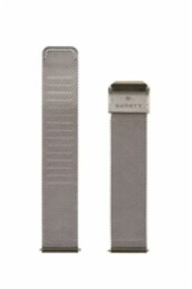 Obrázek Garett univerzální řemínek 18 mm, stříbrný kovový, typ Mesh