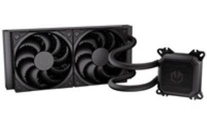 Obrázek ENDORFY Vodní chladič Navis F240, 2 x 120mm, LGA1851, AM5, černá
