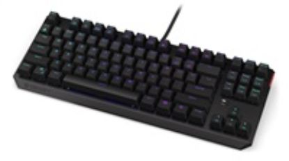 Obrázek ENDORFY Klávesnice Thock TKL CZ Brown, Mechanická, USB, ARGB, černá