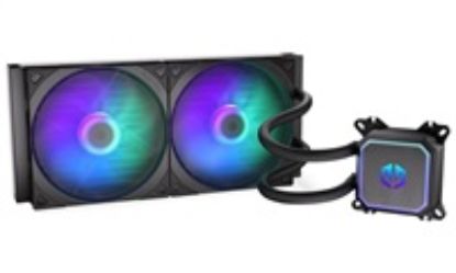 Obrázek ENDORFY Vodní chladič Navis F280 ARGB, 2 x 140mm, LGA1851, AM5, černá