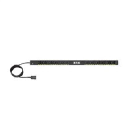 Obrázek Eaton G4 Základní Rack PDU, 0U, 22, 5U, vstup C20, 3m kabel, 1ph, 3, 7kW, 16A, 200- 240V, 24 zásuvek (12)C13, (12)C39