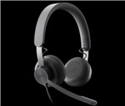 Obrázek Logitech sluchátka s mikrofonem Zone Wired Headset Graphite - EMEA