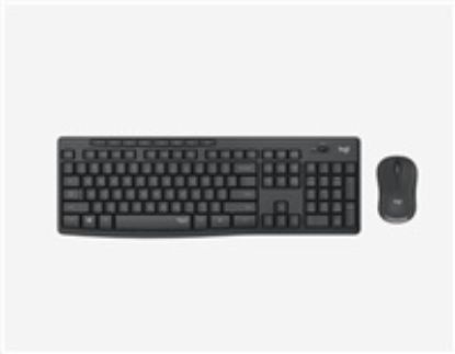 Obrázek Logitech Silent Wireless Combo MK295, bezdrátová klávesnice + myš, US, Graphite