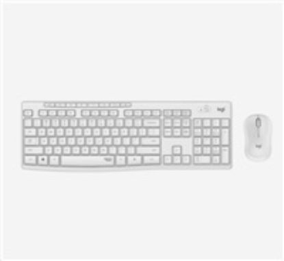 Obrázek Logitech Silent Wireless Combo MK295, bezdrátová klávesnice + myš, US, Off- White