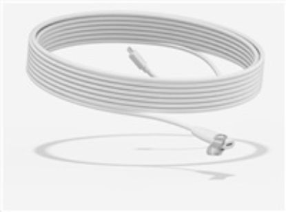 Obrázek Logitech kabel pro Stolní mikrofony Rally, Prodlužovací kabel, 10m, bílá