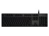 Obrázek Logitech Mechanical Gaming Keyboard G512 CARBON LIGHTSYNC RGB with GX Red switches - CARBON - US INT'L - USB - IN