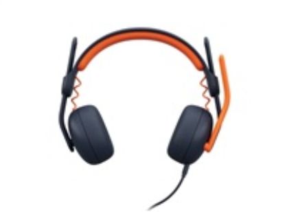 Obrázek Logitech Sluchátka Zone Learn, na uši, USB- C, modrá