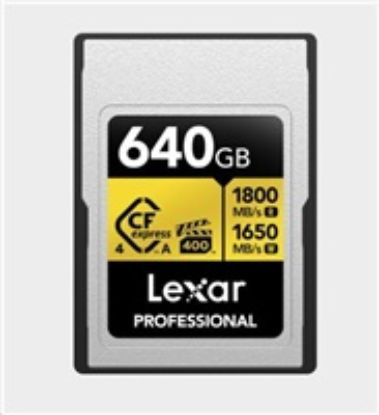Obrázek Lexar CFexpress 4.0 Pro Gold, VPG400, R1800/ W1650 (Type A) 640 GB