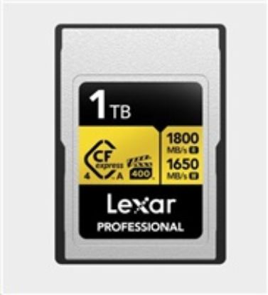 Obrázek Lexar CFexpress 4.0 Pro Gold, VPG400, R1800/ W1650 (Type A) 1 TB