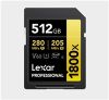 Obrázek Lexar SDXC Pro 1800x U3 UHS- II R280/ W210 (V60) 512 GB