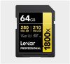 Obrázek Lexar SDXC Pro 1800x U3 UHS- II R280/ W210 (V60) 64 GB