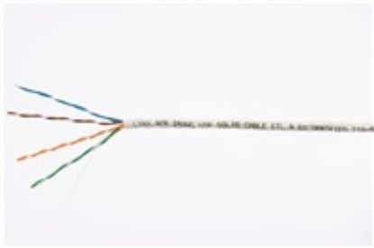 Obrázek UTP kabel LYNX, Cat5E, drát, PVC, Dca, šedý, 100m