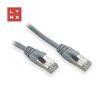 Obrázek LYNX FTP patch kabel Cat5e PVC, CCA, 0, 5m, šedý (balení obsahuje 10ks)
