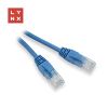 Obrázek LYNX UTP patch kabel Cat5e, PVC, CCA, 0, 1m, modrý (balení obsahuje 10ks)
