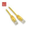 Obrázek LYNX UTP patch kabel Cat5e, PVC, CCA, 1m, žlutý (balení obsahuje 10ks)