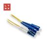 Obrázek LYNX duplexní patch kabel SM, OS2, LC/ SC, 9/ 125µm, 1m