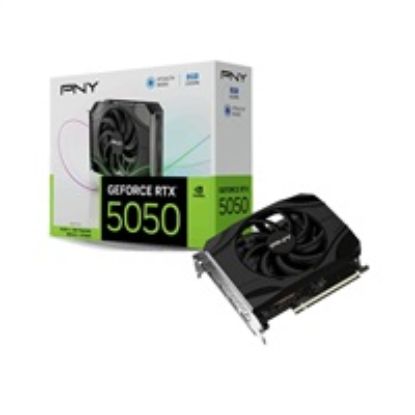 Obrázek PNY VGA Nvidia GeForce RTX 5050 8 GB Single Fan, RTX 5050, 8 GB GDDR6, 3xDP, 1xHDMI