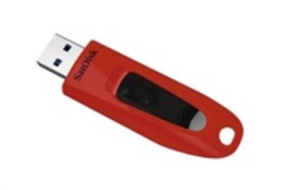 Obrázek SanDisk Flash Disk 32 GB Ultra, USB 3.0, červená