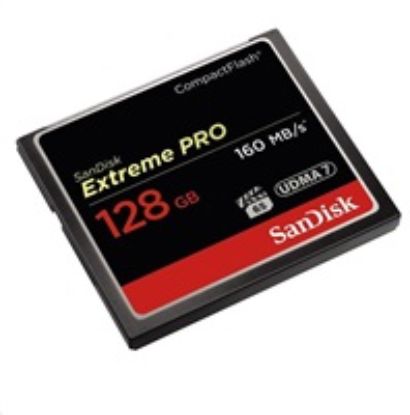 Obrázek SanDisk Compact Flash 128 GB Extreme Pro (160MB/ s) VPG 65, UDMA 7