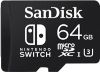Obrázek SanDisk MIcroSDXC karta 64 GB for Nintendo Switch (R: 100/ W: 90 MB/ s, UHS- I, V30, U3, C10, A1) licensed Product