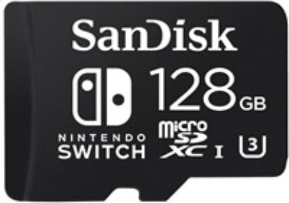 Obrázek SanDisk MIcroSDXC karta 128 GB for Nintendo Switch (R: 100/ W: 90 MB/ s, UHS- I, V30, U3, C10, A1) licensed Product
