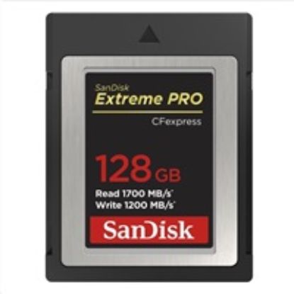 Obrázek SanDisk Extreme Pro CFexpress Card 128 GB, Type B, 1700MB/ s Read, 1200MB/ s Write
