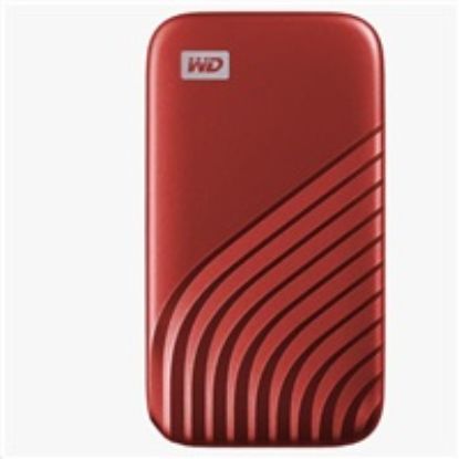 Obrázek SanDisk WD My Passport SSD externí 1 TB , USB- C 3.2 , 1050/ 1000MB/ s R/ W PC & Mac , Red