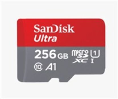 Obrázek SanDisk MicroSDXC karta 256 GB Ultra (100MB/ s, Class 10, Android) + adaptér