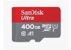 Obrázek SanDisk MicroSDXC karta 400 GB Ultra (120 MB/ s, A1 Class 10 UHS- I, Android) + adaptér