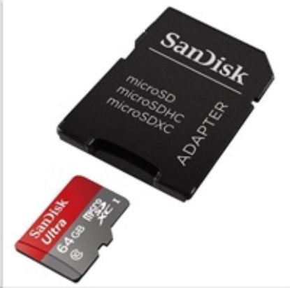 Obrázek SanDisk MicroSDHC karta 32 GB Ultra (100MB/ s, Class 10, Android) + adaptér
