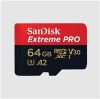 Obrázek SanDisk micro SDXC karta 64 GB Extreme PRO (200 MB/ s Class 10, UHS- I U3 V30) + adaptér