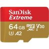 Obrázek SanDisk micro SDXC karta 64 GB Extreme Action Cams and Drones (170 MB/ s Class 10, UHS- I U3 V30) + adaptér