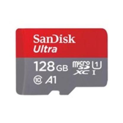 Obrázek SanDisk MicroSDXC karta 128 GB Ultra (140MB/ s, A1 Class 10 UHS- I ) + adaptér