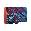 Obrázek SanDisk MicroSDXC karta 256 GB GamePlay (R: 190/ W: 130 MB/ s, UHS- I, V30, A2)