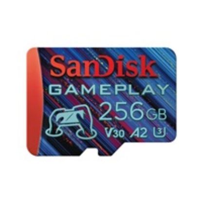 Obrázek SanDisk MicroSDXC karta 256 GB GamePlay (R: 190/ W: 130 MB/ s, UHS- I, V30, A2)