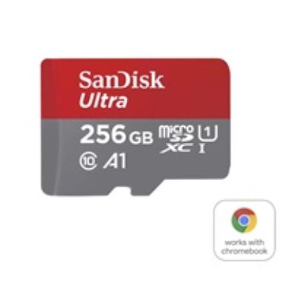 Obrázek SanDisk MicroSDXC karta 256 GB Ultra pro Chromebook (R: 160/ W: 260 MB/ s, UHS I, C10, A1)