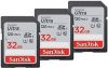 Obrázek SanDisk SDHC karta 32 GB Ultra (R: 120/ W: 120 MB/ s, UHS- I, C10), 3- Pack