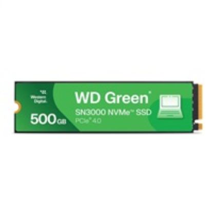 Obrázek WD GREEN SSD 500 GB SN3000 Powered by SanDisk, PCIe Gen4 x 4, M.2 2280, (R: 5000/ W: 4100 MB/ s)