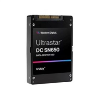 Obrázek WD Enterprise SSD 15.36 TB Ultrastar DC SN650, PCIe Gen4, (R: 6600, W: 2800MB/ s), RI- 1DW/ D BICS5 SE