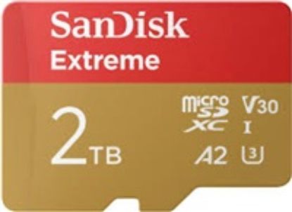 Obrázek SanDisk micro SDXC karta 2 TB Extreme (240 MB/ s A2 UHS- I U3 V30) + adaptér