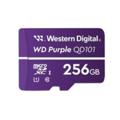 Obrázek WD MicroSDXC karta 256 GB Purple WDD256G1P0C Class 10 (R: 100/ W: 60 MB/ s)