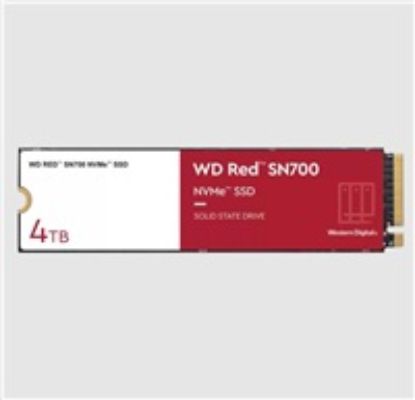Obrázek WD RED SSD NVMe 4 TB PCIe SN700 Powered by SanDisk, Geb3 8 GB/ s, (R: 3400/ W: 3100 MB/ s) TBW 5100