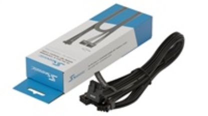 Obrázek SEASONIC Kabel 2x 8- pin na 1x 12VHPWR, 90°, 750mm, černá