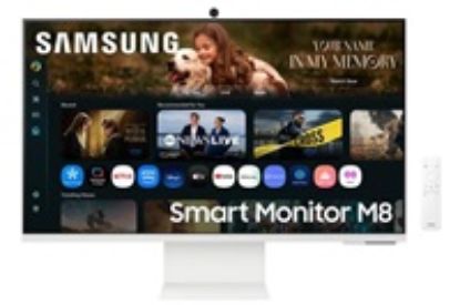 Obrázek SAMSUNG MT LED LCD 32" Smart Monitor M8 (M80F) VA, UHD, 60 hz, 4 ms, hdmi, usb- c, speaker, pivot