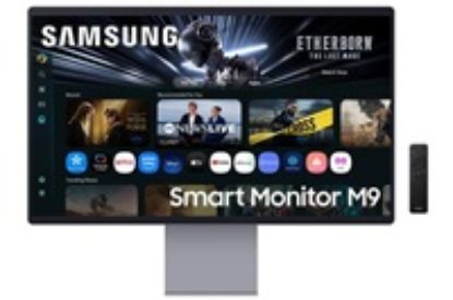 Obrázek SAMSUNG MT LED LCD 32" Smart Monitor M9 (M90SF) OLED, UHD, 165 hz, 0.03 ms, hdmi, usb- c, speaker, pivot