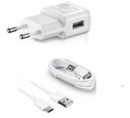 Obrázek Samsung síťová nabíječka EP- TA200EWE + EP- DG970BWE, USB- C, 15 W, bílá - bulk