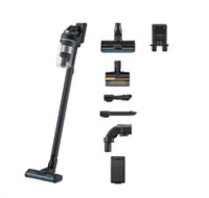 Obrázek Samsung 2- in- 1 stick vacuum Battery Dry Bagless 580 W Black, Chrome, Green, Wood, EU