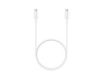 Obrázek Cable Samsung EP- DA705 - USB cable white - 24 pin USB- C (M) to 24 pin USB- C (M), EU