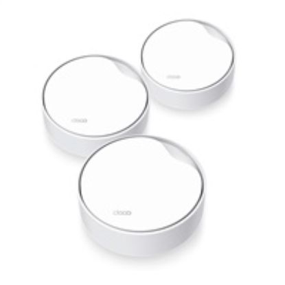 Obrázek TP- Link Deco X50- PoE (3- pack) WiFi6 Mesh (AX3000, 2, 4GHz/ 5GHz, 1 x 2, 5GbELAN/ WAN, 1xGbELAN/ WAN, 1xPoE)